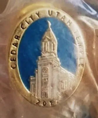 CEDAR CITY UTAH TEMPLE DEDICATION - Lapel Pin Mormon Lds • $10.99