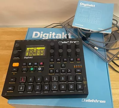 Elektron Digitakt 8-Track Sampler MIDI Sequencer & Drum Machine With Deck Cover • $650