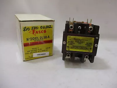 *new* Fasco 2l50-a Magnetic Contactor 50a  2-poles 24v • $18.88