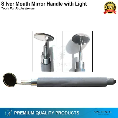 Dental Mirror With Light LED Anti-Fog Mouth Mirror Dentist Inspection Mirror UK* • £10.58