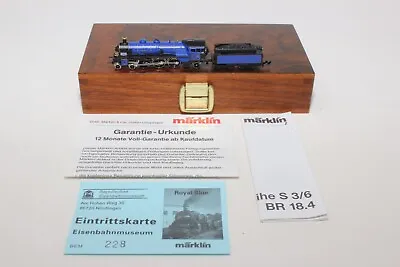 $374.99 • Buy Z Scale Marklin 88921 4-6-2 Steam Locomotive With Tender Original Box (A)