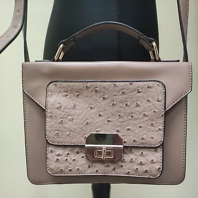 £14.99 • Buy M&S Autograph Multiway Handbag Taupe Mink Neutral Colour Marks Spencer Collectio
