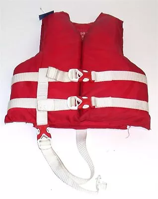 Coleman Stearns Life Jacket Type III PFD ~ Youth 30-50 Lbs ~ Red • $14.99