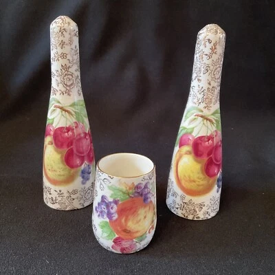 £10 • Buy Old Foley, James Kent Ltd, Staffordshire, Salt & Pepper Pots , Condiments Pot