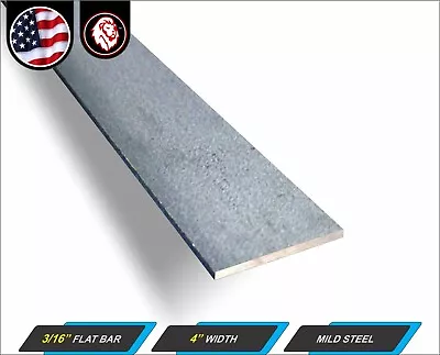 3/16  X 4  Steel Flat Bar - Flat Metal Stock - Mild Steel - 11  Inch Long • $8.75