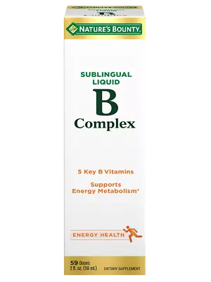 Nature's Bounty B Complex Sublingual Liquid 2fl Oz • $12.99