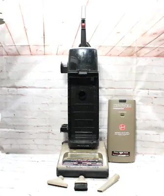 Vintage Hoover Dimension Supreme Upright Vacuum W/ Hose Attachment Great Shape! • $176.69