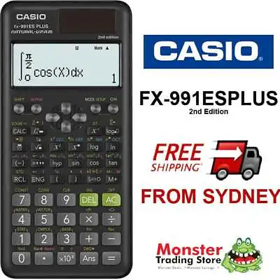 CASIO SCIENTIFIC CALCULATOR FX-991 FX991ES FX-991ESPLUS-2-W 2nd EDITION NEW MODE • $42.99