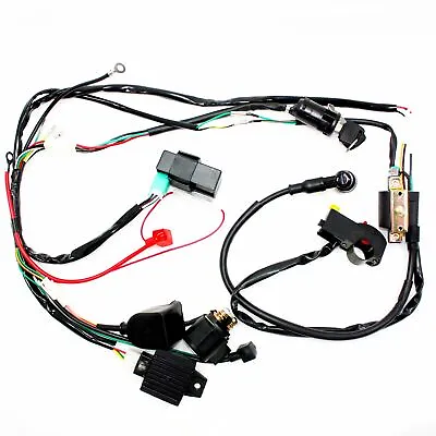 Complete Electric Start Engine Wiring Harness Loom 125cc 150cc PIT PRO DIRT BIKE • $56.95