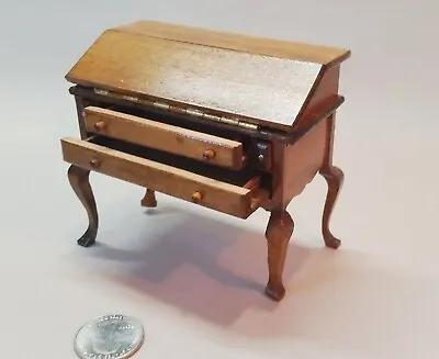 Dollhouse Miniature - Secretary Desk With Drawers Pigeon Holes • $12.95