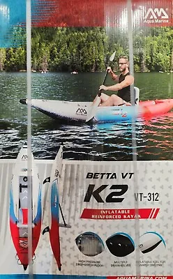 Aqua Marina Steam Betta Vt-k2 Vt-312 1 Person Kayak Paddle Boat Inflatable • $349