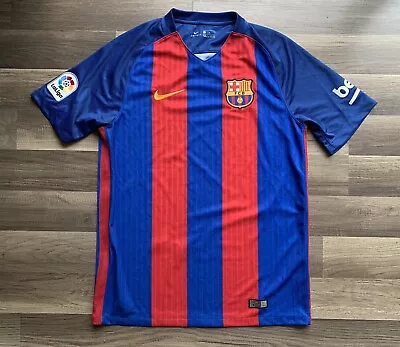 2016 Nike FC Barcelona La Liga Jersey Shirt Mens Medium UNICEF Pristine • $39.99