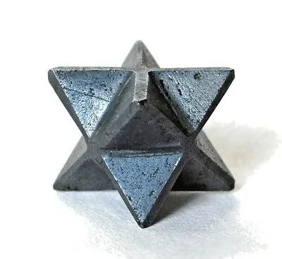 Crystal For Protection - Hematite Merkaba Star Reiki Energy Charged Gift Wrapped • £12.99