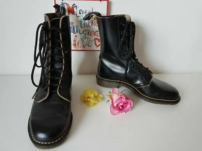 £183 • Buy Dr Martens Hawkins Astronauts Black 1490 9 Eye Vintage England Boots UK3 EU36