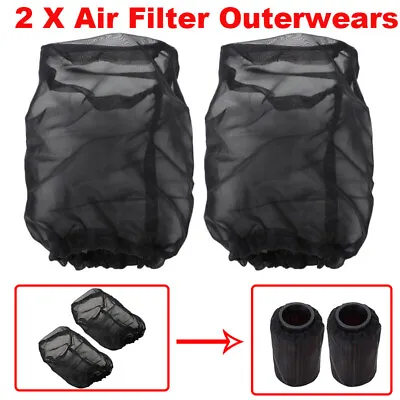 2PCS K+N Style Air Filter Outerwears For 76mm Style Pods Yamaha Banshee ATV US • $13.99