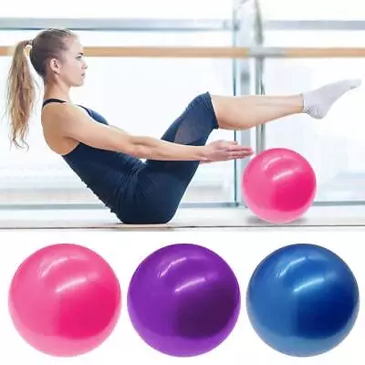 $6.34 • Buy 10  Sports Yoga Ball Exercise Gym Home Fitness Pilates PVC Small Ball For Women