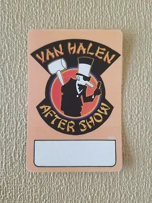 Van Halen 1984 After Show Backstage Pass Sticker • $9