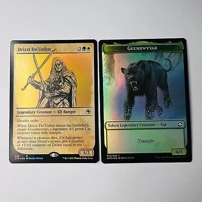 Drizzt Do'Urden Showcase Foil Bundle Forgotten Realms Mtg Magic The Gathering • £5