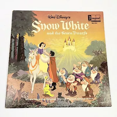 WALT DISNEY Vintage Vinyl Snow White Sound Track Record (1968) ORIGINAL LP • $9.99