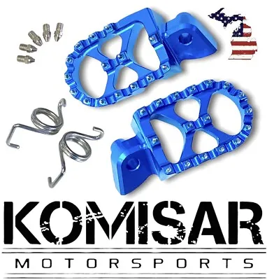 CNC Footrest Foot Pegs For Yamaha YZ250F YZ450F WR450F YZ125 YZ250 YZ250FX • $28.98