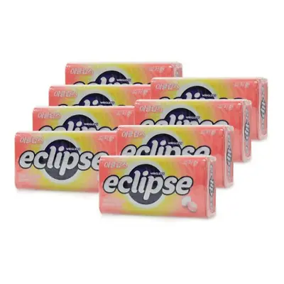 ECLIPSE MINT Peach Flavored Candy 34g *8  Tin Case - Sugar Free Candy Wrigley • $37.99