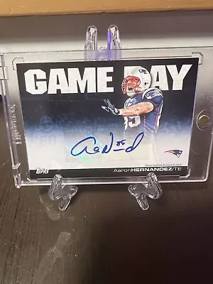 2011 Topps Football AARON HERNANDEZ New England Patriots Game Day Auto Autograph • $97.75