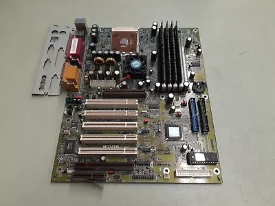 Vintage Biostar M7VIB Motherboard / AX1800DM13C + Memory + I/O Shield • $32.12