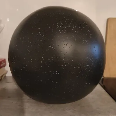 35cm/13 3/4Inch Garden Black Sphere BN.    Speckle Texture. Outdoor Ball Display • £48.50