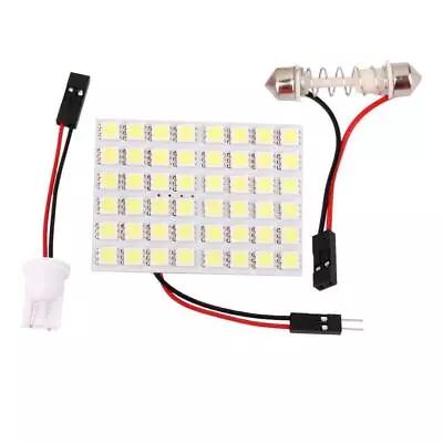 48SMD 5050 LED Festoon Dome Light Panel Interior Lamp Bulb T10 BA9S DC 12V • $6.03