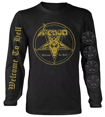 Venom Welcome To Hell Black Long Sleeve Shirt NEW OFFICIAL • $29.29