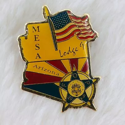 Fraternal Order Of Police FOP Mesa Arizona Lodge 9 Enamel Pin • $9.99