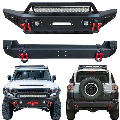 For 2007-2014 1st Gen FJ Cruiser Front Or Rear Bumper W/D-Rings And LED Lights • $1359.99