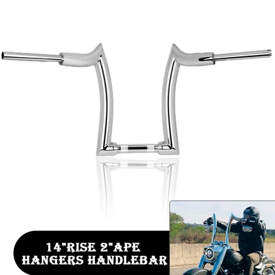 $277.37 • Buy 14'' Rise 2  Ape Hanger Handlebar Fit For Suzuki Boulevard S40