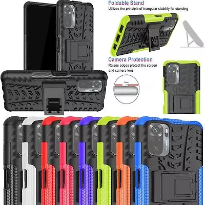 For Xiaomi Redmi Note 12C Pro+ 11T 10C A1 9AT Shockproof Stand Phone Case Cover • £2.95