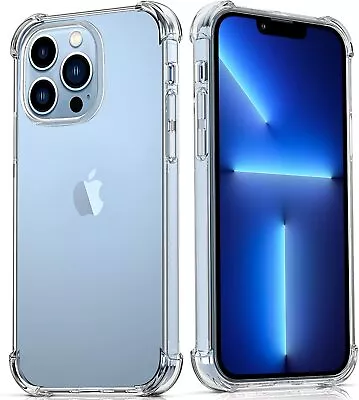 $5.70 • Buy Clear Shockproof Bumper Case Cover For IPhone 14 13 12 11 Pro XS MAX X XR 8 7 6
