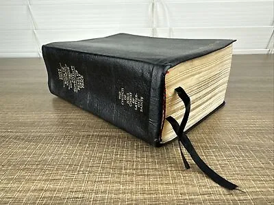 Quad Black Scriptures Holy Bible Book Of Mormon 7.5x 5.5 Index Leather • $22.45