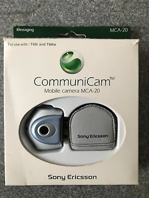 £24.99 • Buy Sony Ericsson CommuniCam MCA-20 Mobile Camera For T68i & InCar Charger **RARE**