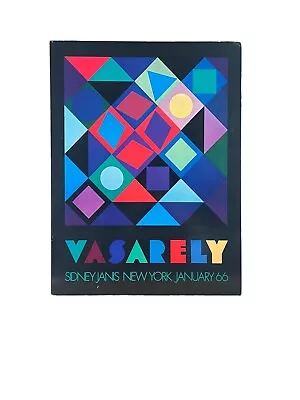 Victor Vasarely Sidney Janis Exhibition Cardboard Poster • $199.99