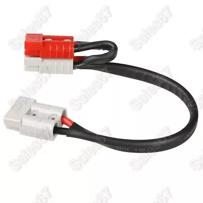 50A Red/grey Anderson Plug Connector Double Adaptor Cable Grey/breakaway • $21.95