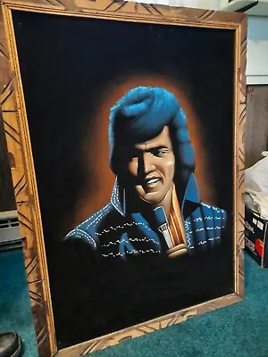 Vintage ELVIS Velvet Painting Mexico • $100