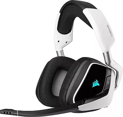 Corsair VOID ELITE RGB Wireless Gaming Headset (7.1 Surround Sound Low White  • £117.77