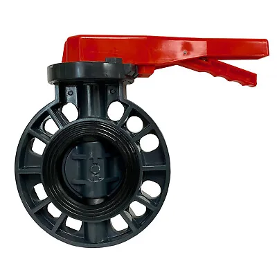 New Sch 80 PVC 3 Inch Butterfly Valve Locking Handle Butterfly Valve New PVC • $73.49