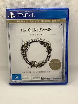 The Elders Scrolls Online PlayStation 4 Ps4 Game Manual Included Free Post • $9.95