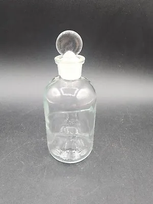 Plain Clear Glass Wheaton No Sol Vit #6 Bottle • $19.99