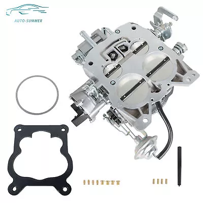 4 BBL Carburetor 1pc Electric Choke Fit For Marine Rochester Quadrajet 5.7L 350 • $192.78