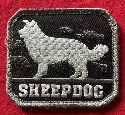 Sheepdog Patch Hook Fastener Sewn Back Mil-Spec Monkey Great Condition Free Ship • $8.99