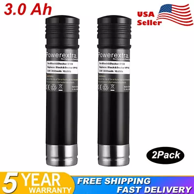 2pcs 3.0AH For Black & Decker Versapak 3.6V NiMH Battery VP100 VP105 VP110 VP143 • $18.99