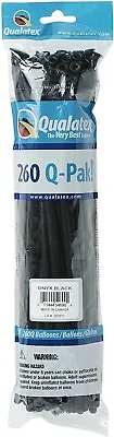 Qualatex Q-pak 260Q Onyx Black 50 Count Decorating Party Supplies Brand New • $9.99