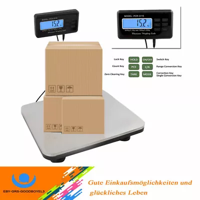 Digital Platform Scale 300kg Postal Parcel Shipping Industry Weighing Scale 110V • $46