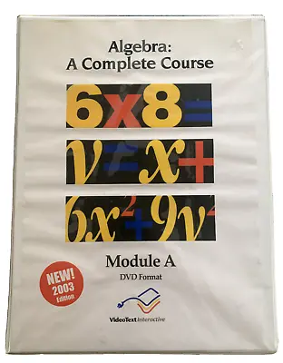 Algebra: A Complete Course • $50